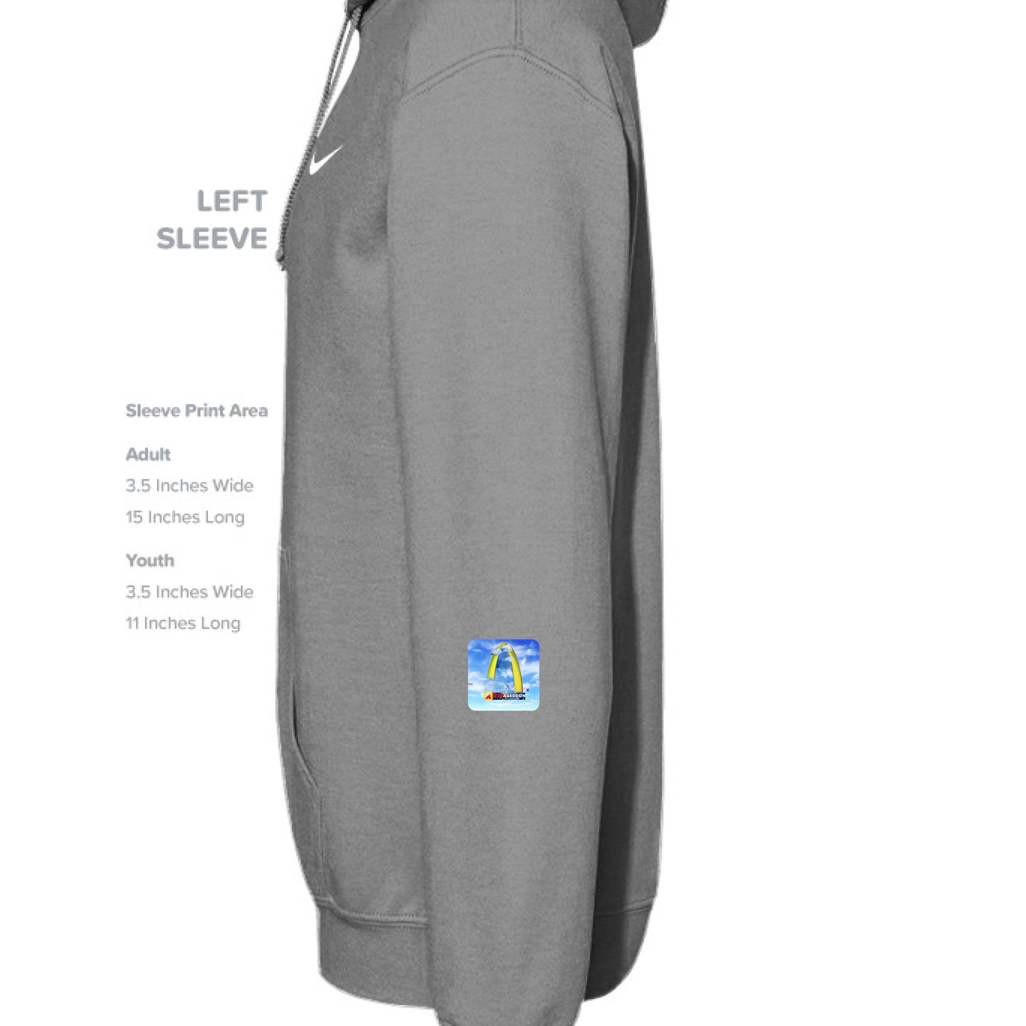 Dark Grey Hthr - SLEEVE_LEFT