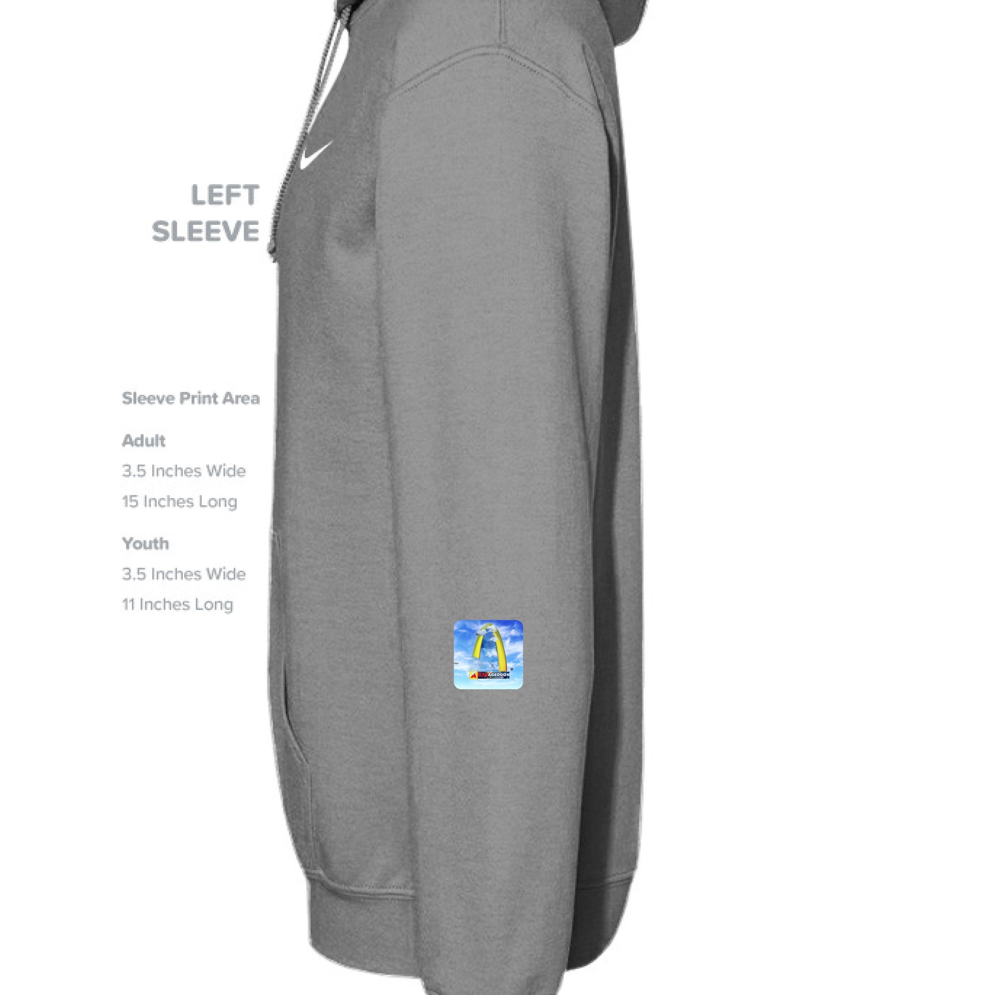 Dark Grey Hthr - SLEEVE_LEFT