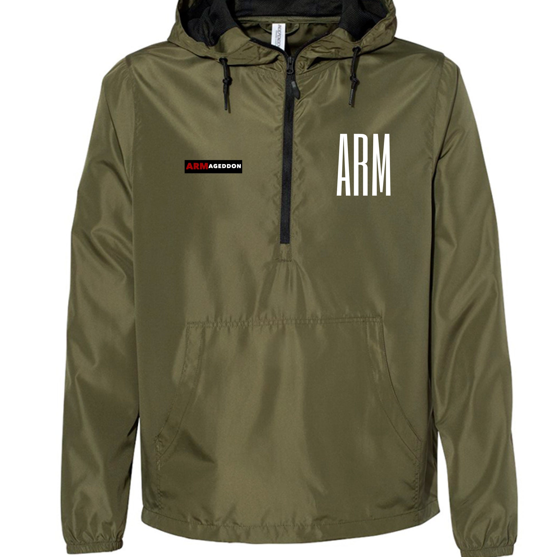 Army/ Black Zipper - FRONT